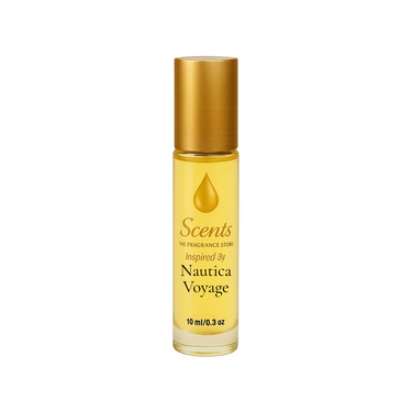 Scents Inspired by Nautica Voyage, 10 mL fragrance oil roll-on bottle
