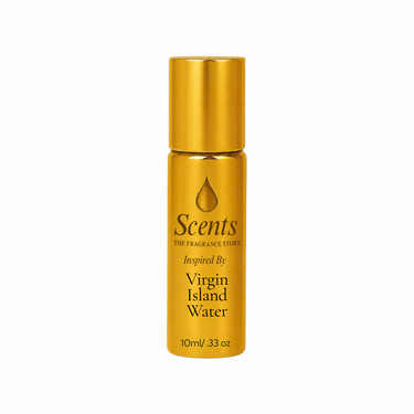 Scents Inspired by Creed Virgin Island Water, 10 mL fragrance oil roll-on bottle