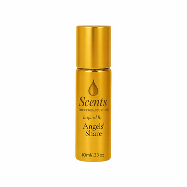 Scents Inspired by Kilian Angels' Share, 10 mL fragrance oil roll-on bottle