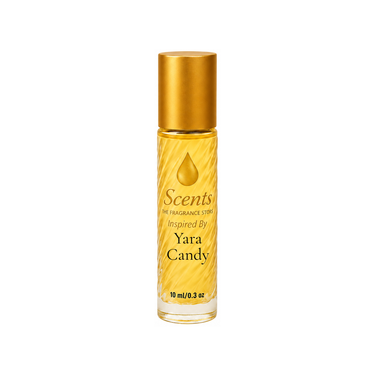 Scents Inspired by Lattafa Yara Candy, 10 mL fragrance oil roll-on bottle