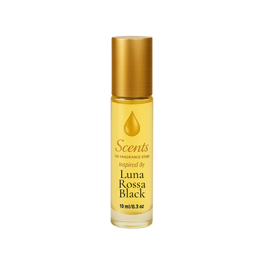 Scents Inspired by Prada Luna Rossa Black, 10 mL fragrance oil roll-on bottle
