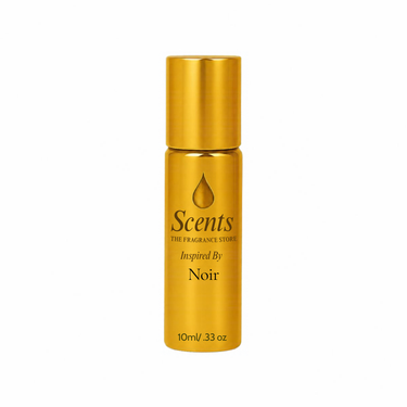 Scents Inspired by Tom Ford Noir, 10 mL fragrance oil roll-on bottle