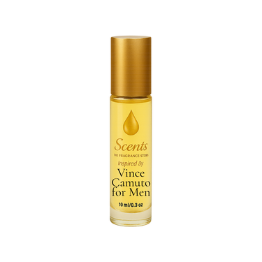 Scents Inspired by Vince Camuto, 10 mL fragrance oil roll-on bottle